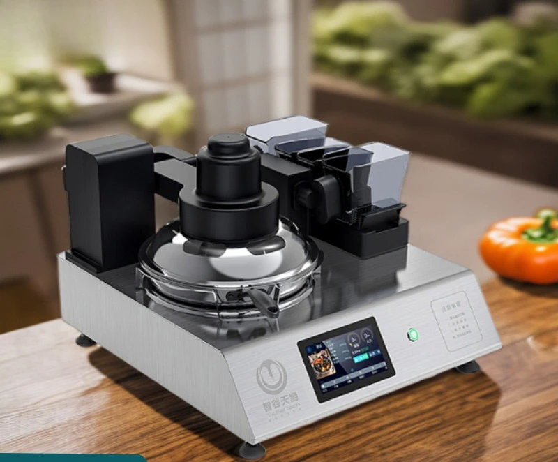 Desktop automatic cooking robot Home electromagnetic cooking robot Intelligent temperature control restaurant
