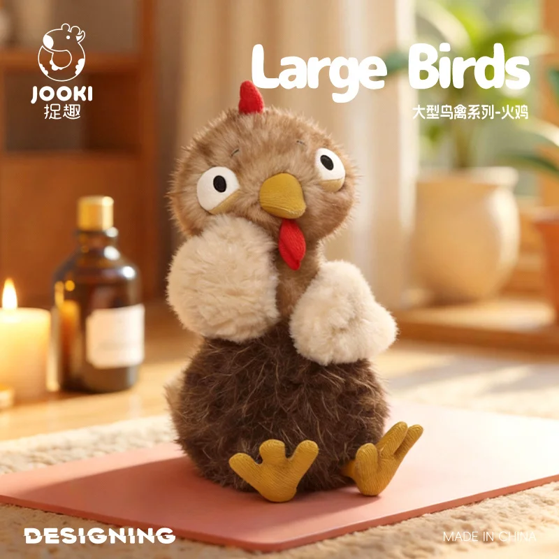 

Плюшевые игрушки в виде пушистых кур 28 см, интересная серия птиц и домашней птицы, мягкие игрушки-животные, милый подарок на день рождения или праздник для детей