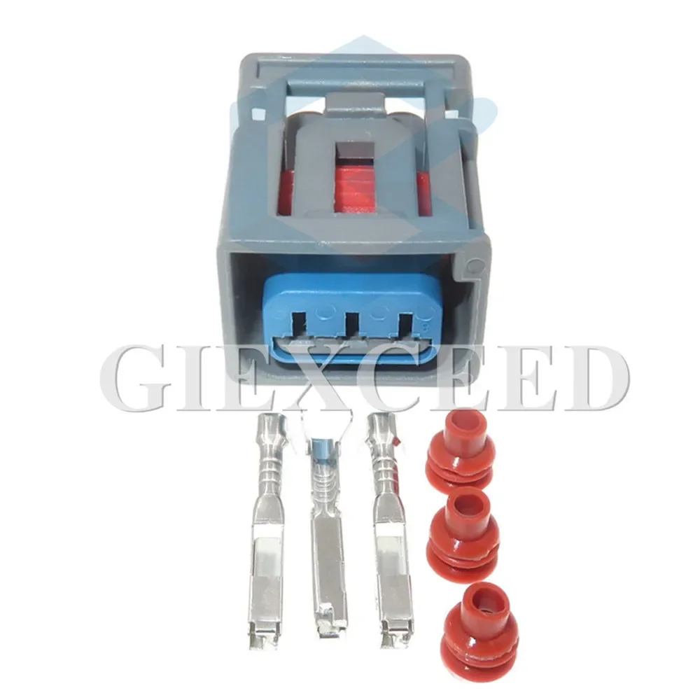 

2 комплекта, 3-контактный блок переменного тока 1W7T-14A464-MA, водонепроницаемая вилка катушки автоматического зажигания, гнездовой разъем для Ford