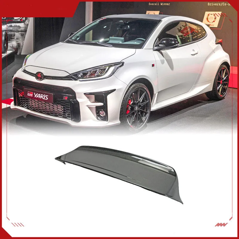 

Applicable to Toyota YARIS GR carbon fiber rear wing modified GV rear spoiler top wing fixed wind wing 2021