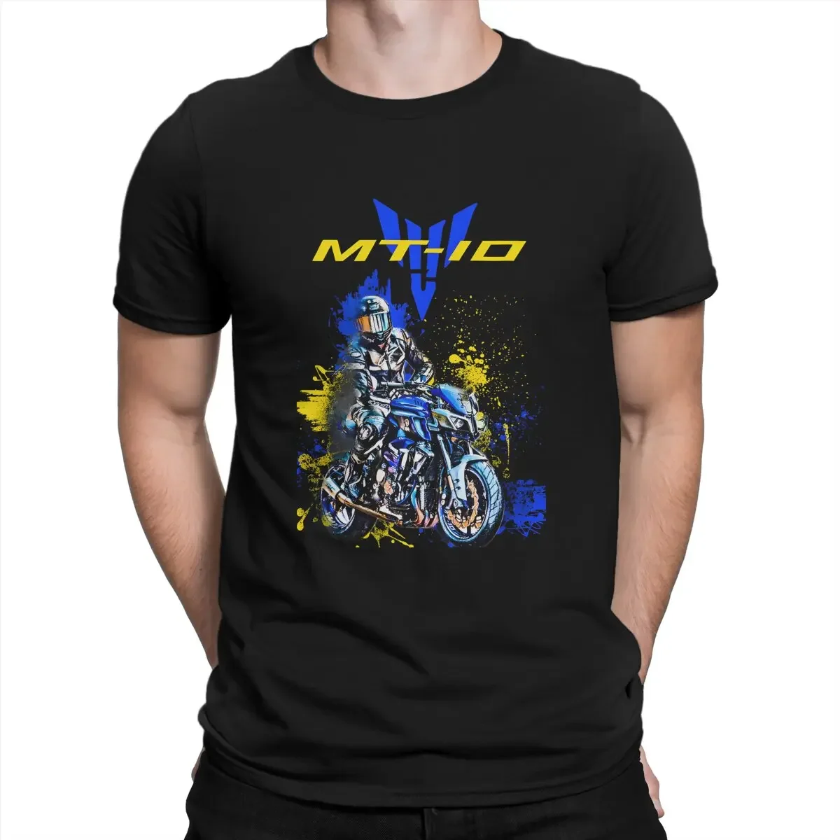 MT 10 FZ 10 Rider T Shirt per uomo cotone Cool T-Shirt girocollo Y-Yamaha Tees manica corta top estate