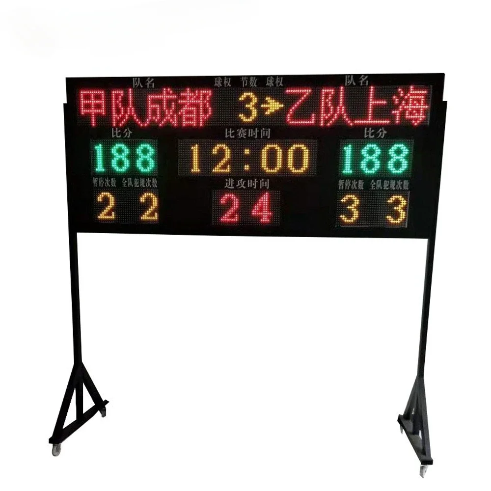 Custom Digital Cricket Electronic Scoreboard for Sale with Wireless Control Way