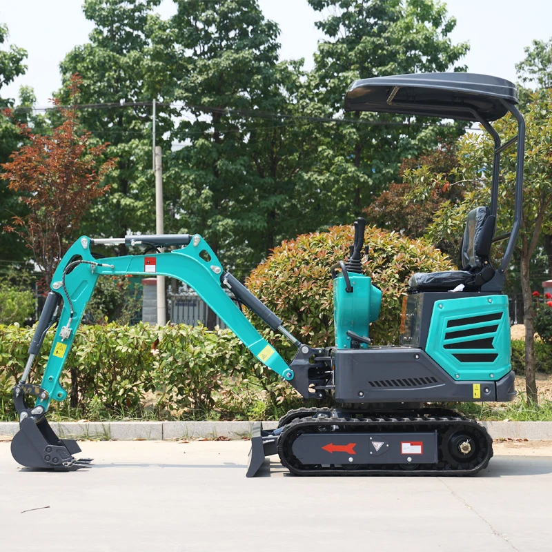 TE12 hydraulic excavators Crawler Excavator Multi-function Digging Machine Orchard Planting Trees Mini Excavator 1 Ton 1200kg