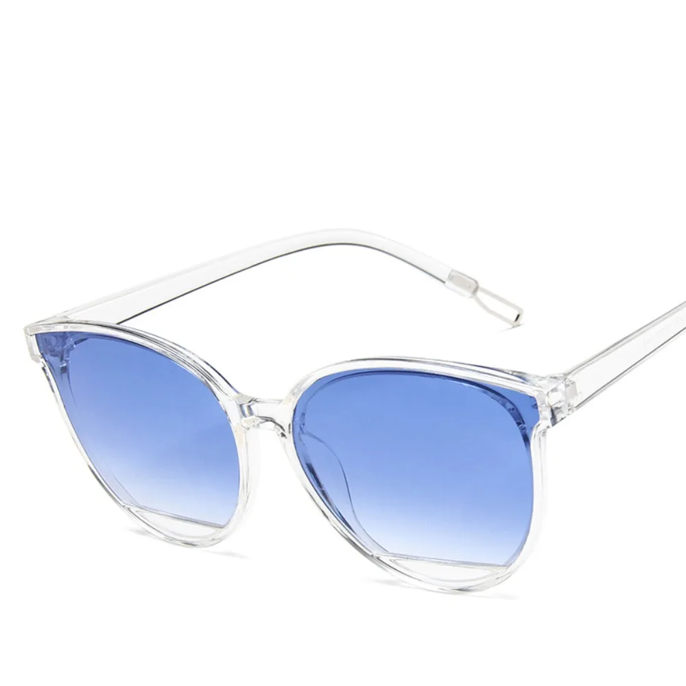 Fashion Vintage Large Frame Sunglasses Lightweight Retro Multicolor Lenses Eyewear Trendy Jelly UV400 Sun Glasses Outdoor