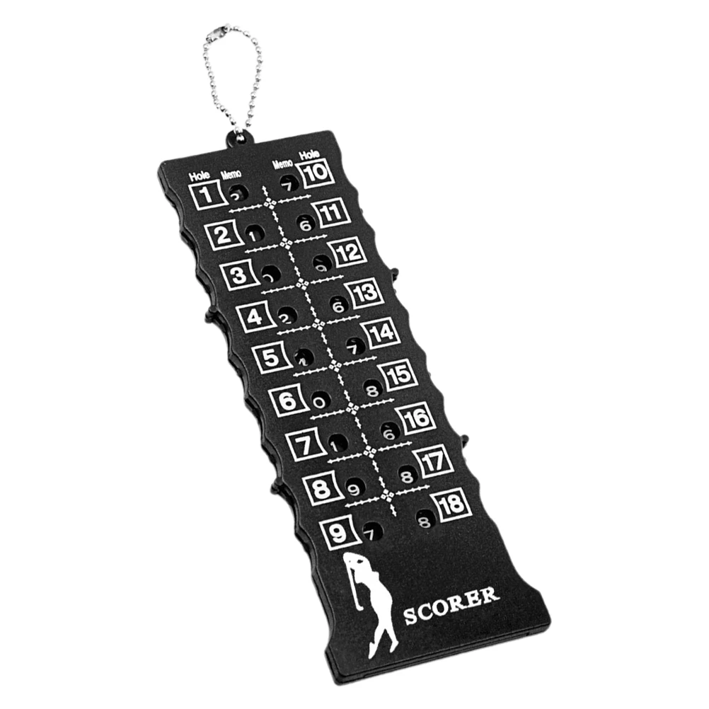 

Golf Score Counter 18 Hole Beads Portable Mini Scorer Strips Golfing Accessory Golfer Gadgets Stroke Tracker