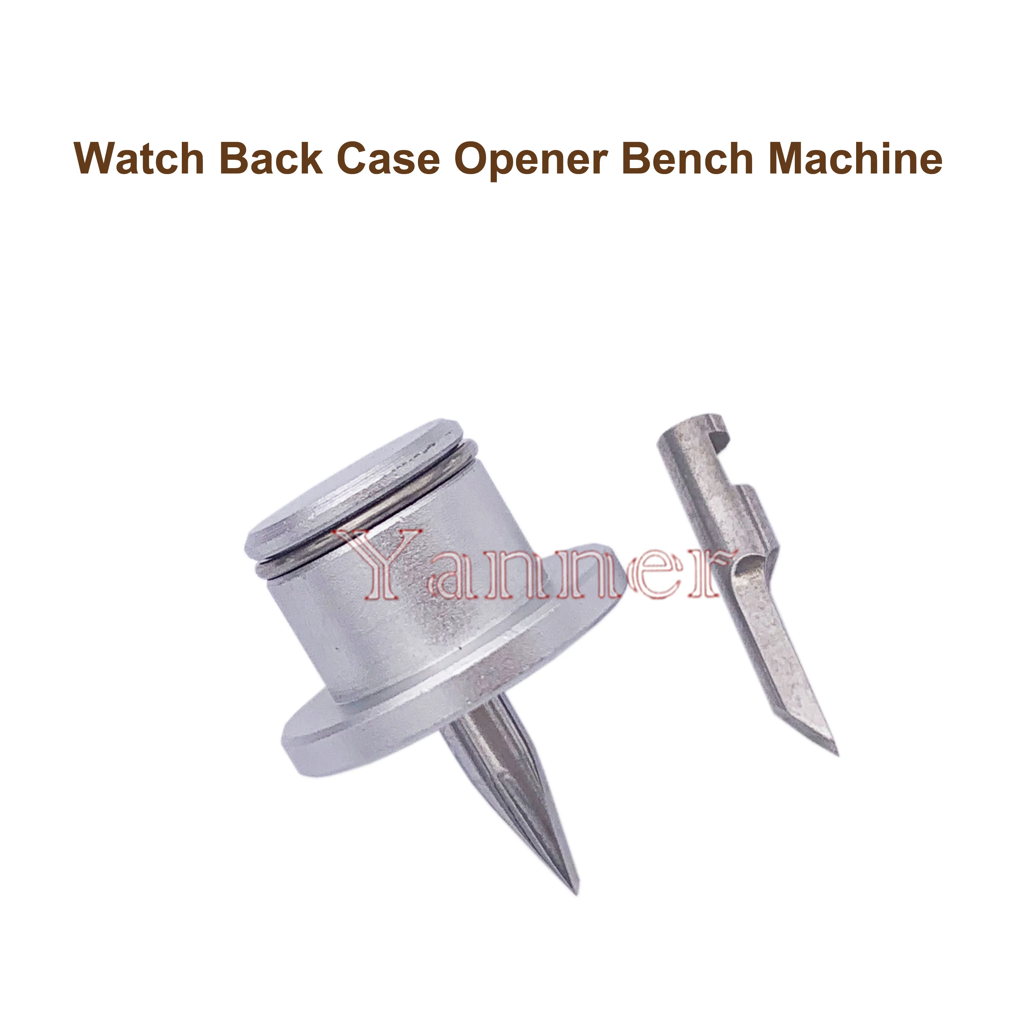 Abridor de cubierta de reloj, rueda de mano giratoria con dos cuchillas de apertura, herramienta de reparación de relojes para relojeros