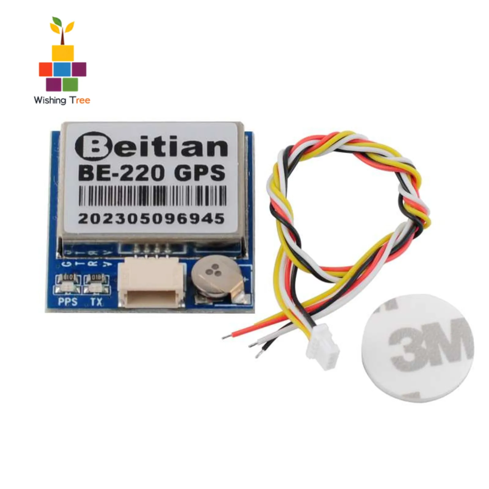 BE-220 M10050 Ultra-Low Power GNSS Receiver GPS Module with Multi-Satellite Support for Drones Vehicles