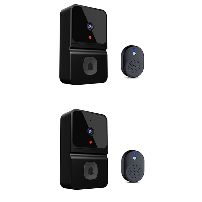 【HOT】2X умные видео дверные звонки беспроводной Wi-Fi видео дверной звонок с камерой умный дверной звонок безопасности PIR обнаружение движения