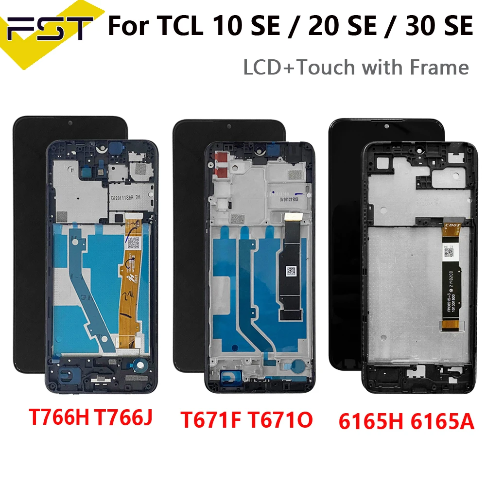 Dla TCL 10 SE LCD T766H T766J T766U T776S Digitizer ekranu dotykowego Dla TCL 20 SE T671H T671F T671 Wyświetlacz Dla TCL 30 SE 6165H 6165 — zdjęcie produktu 7