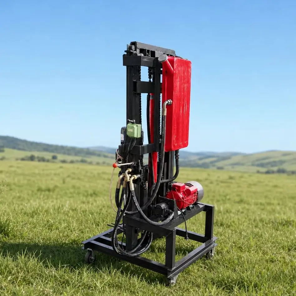 Customized Hydraulic Water Well Drilling Rig 100m Deep Small and Convenient Domestic Type for Smallholding Water Supply