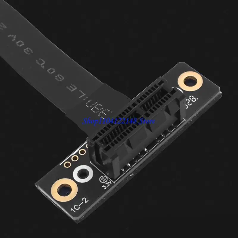 

P9FA Fast Speed PCIE3.0 1x Extension Cable Supporting Full Bandwidth Data Transfer for Graphics Networking and Sound Cards