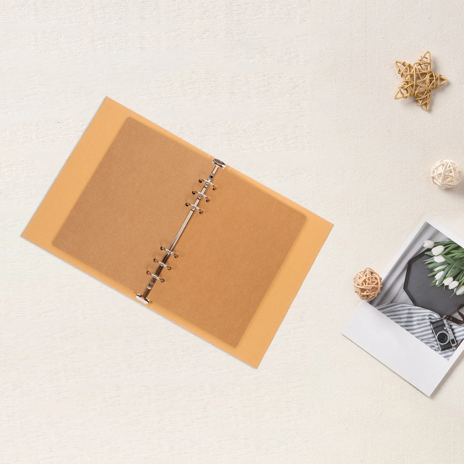 1 مجموعة كرافت ورقة دفتر لمذكرات السفر مجلة مخطط الموثق غطاء حامي خفيفة الوزن غطاء الموثق للمدرسة الجمالية