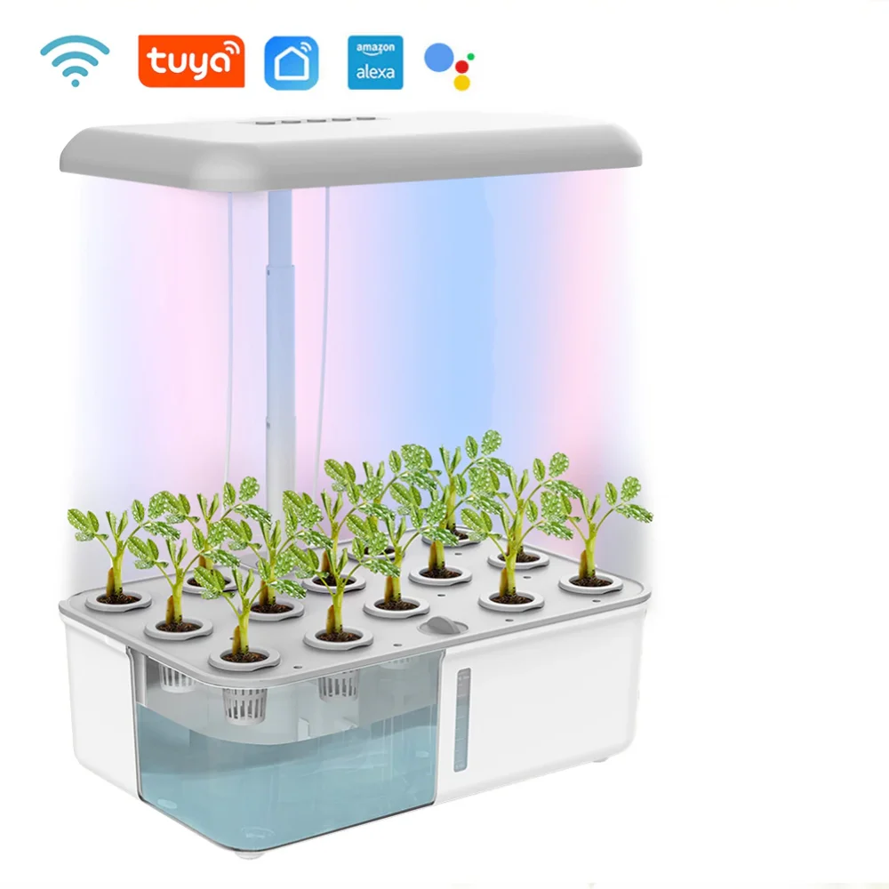 

Tuya WiFi Smart Garden Indoor Hydroponic Systems Home Mini Hydroponics Growing System