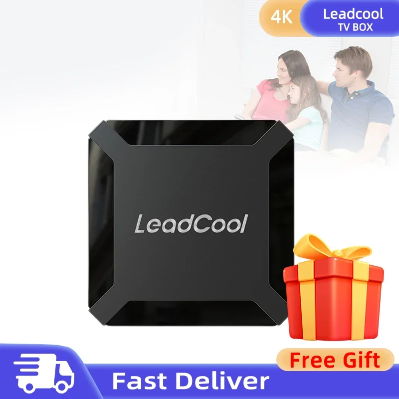 Best 4k Android Box 1 Month Free Code Leadcool Allwinner H313 1GB RAM 8gb ROM Android 10.0 4k Smart TV Box Set Top Box