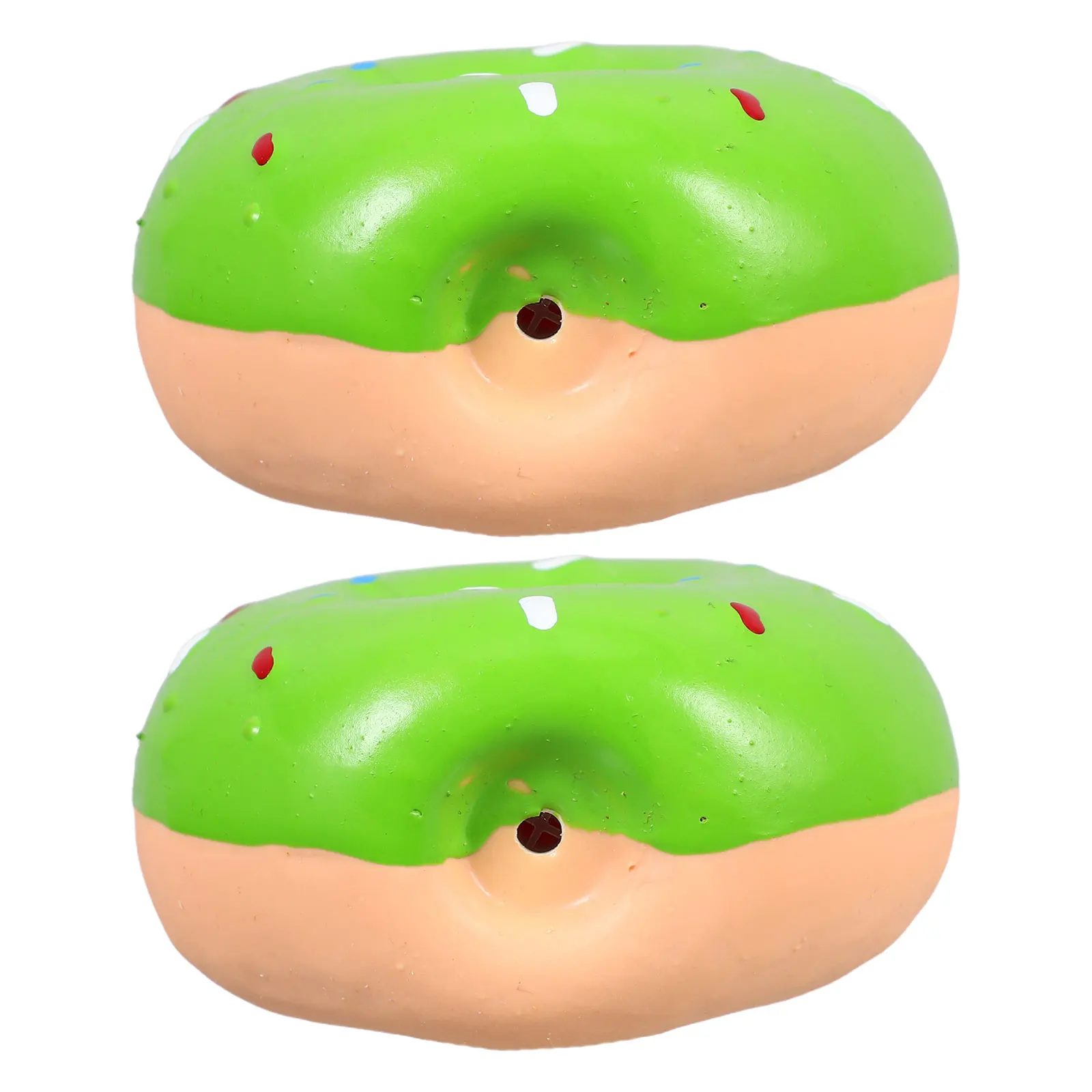 

Donut Sound Chew Dog Squeaker Aggressive Chewers Latex Squeaky for Puppies Chewable Adorable Small