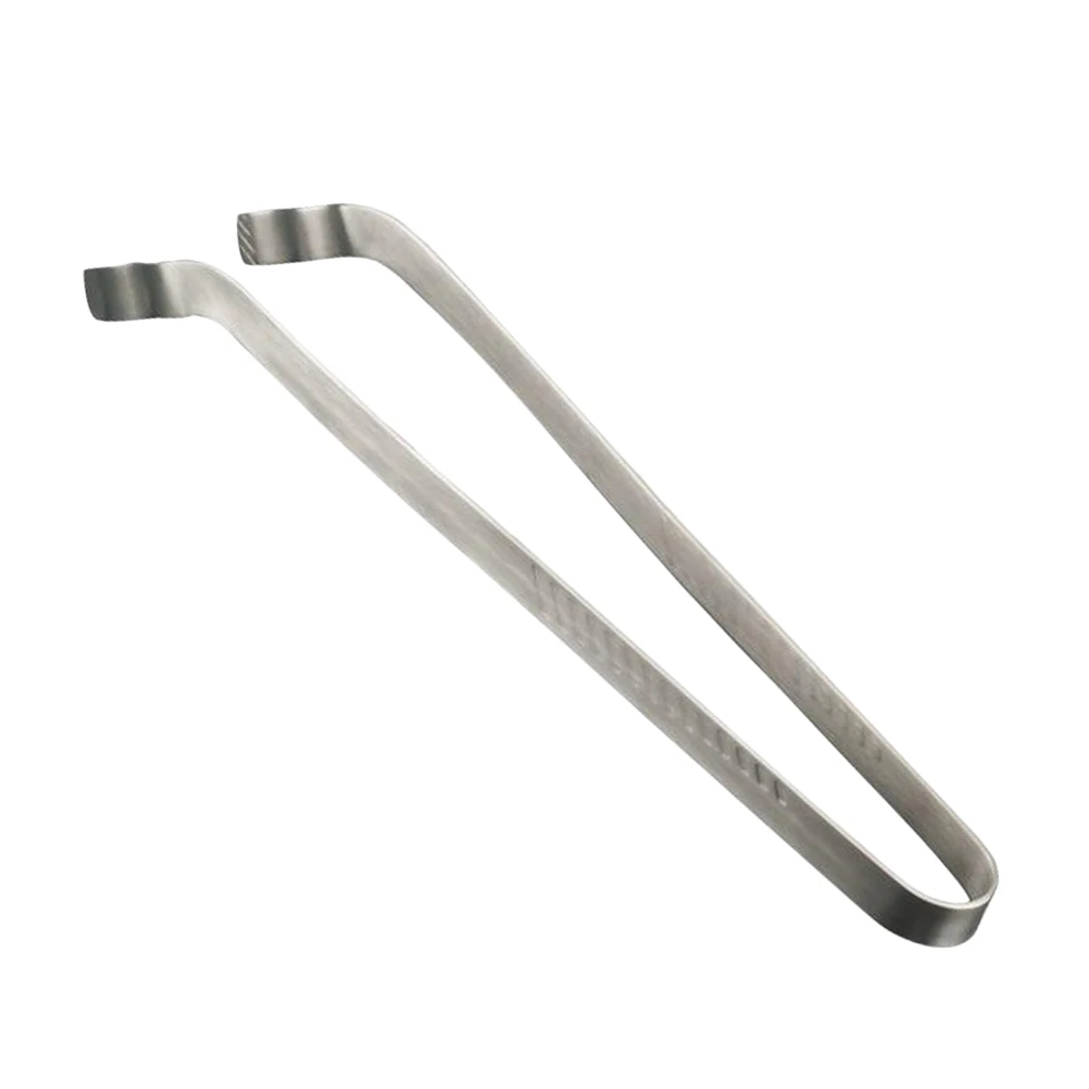 

Stainless Steel BBQ Tongs Heat Resistant Kitchen Tool Large Head Long Handle Food Serving Steak Grips Securely Safe Daily Use