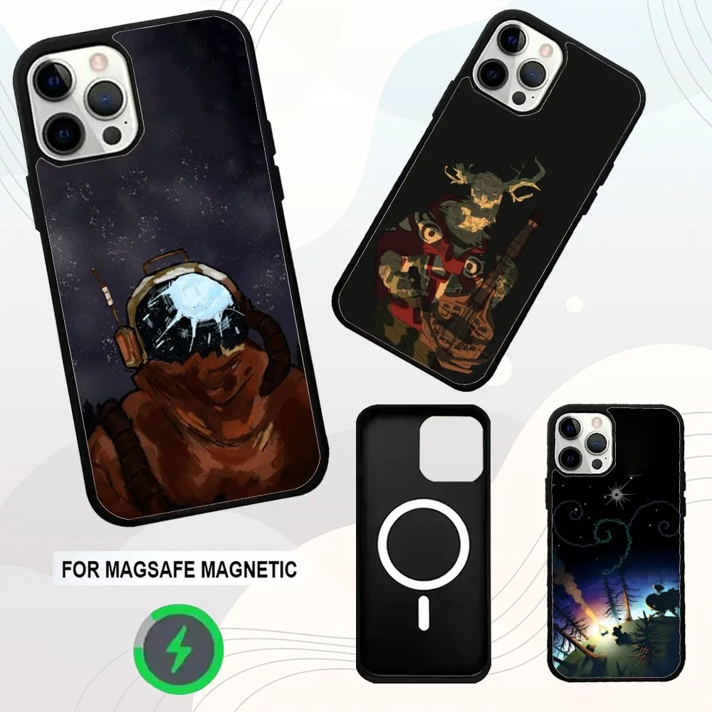 

Outer W-Wilds Game Phone Case For iPhone 16e,16,15,14,13,12,11,Plus,Pro,Max,Mini Magsafe Magnetic Wireless Charging