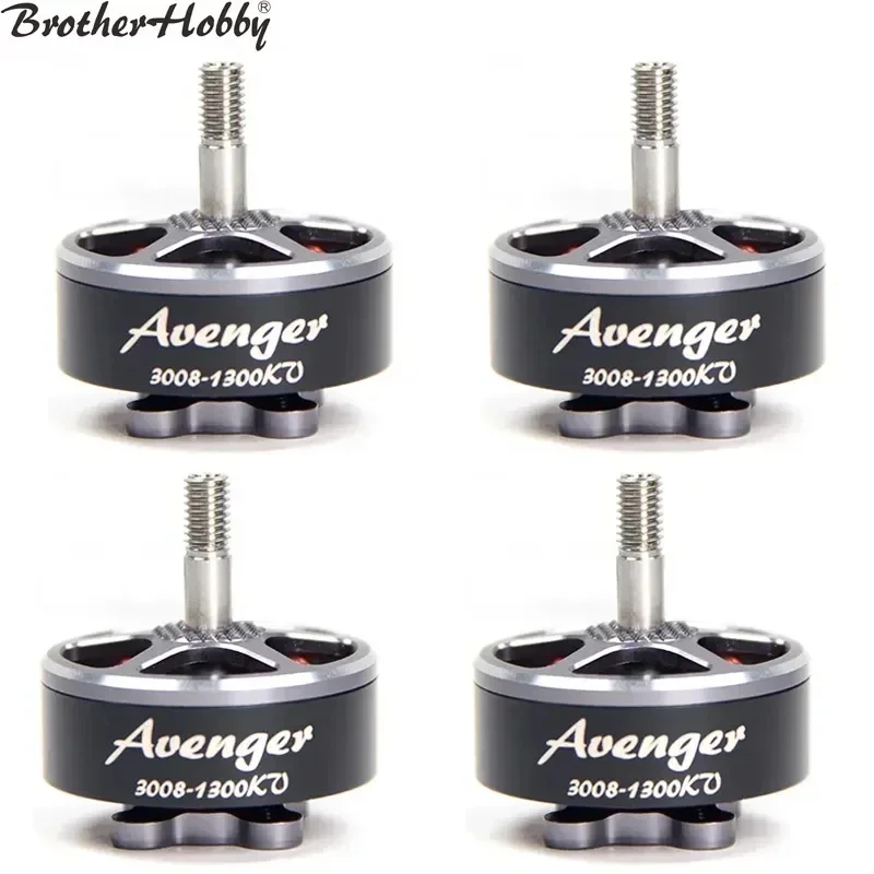 

Brotherhobby Avenger 3008 1150KV 1300KV 1500KV 1900KV 6S Brushless Motor Compatible 7-8 inch Propeller for RC FPV Racing Drone