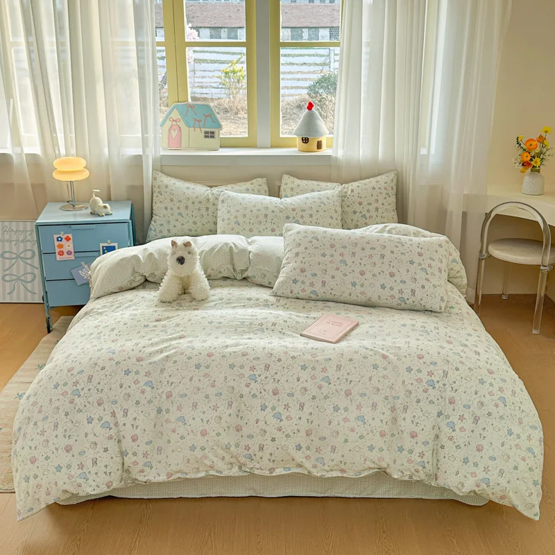 

Marine Animals Printed Duvet Cover Cute Cartoon Style housse de couette for Adult/Kids Single/Queen Size funda nordica 150 cama