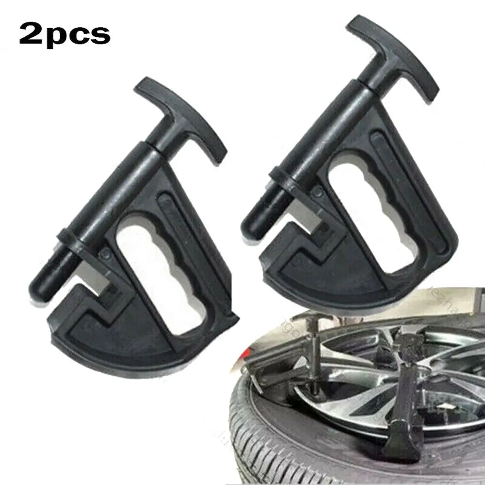 

2PC Universal Auto Tire Changer Clamp Parts Car Tire Disassembly Removal Bead Rim Clamp Drop Center Tool Maintain Auxiliary Tool