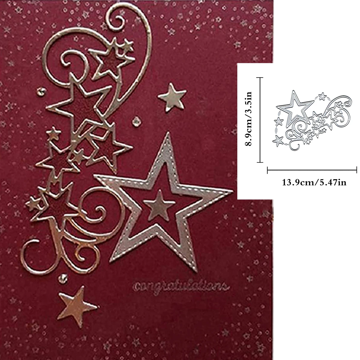 Star Lace Art Scrapbooking Die Cut Card Making Stencils DIY Album Decorative Embossing Paper Cutting Dies 2024 New Arrivals