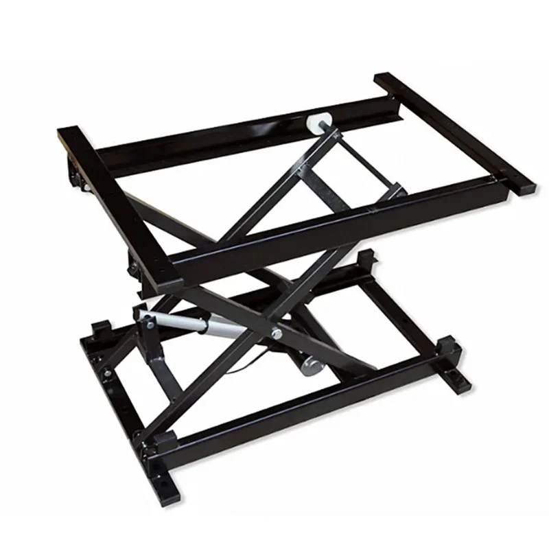 Table Lifting 80kg Electric Wired Remote Control Coffee Table Dining Table 24V Lifting Hardware Folding Iron Frame