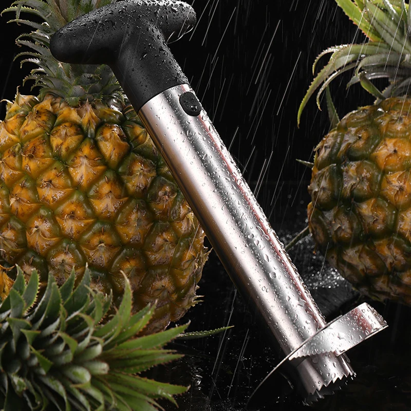 Stainless Steel Pineapple Silcer Peeler Fruit Corer Slicer Ananas Peeler Cutter Fruit Spiral Cutter Kitchen Tools Accessories