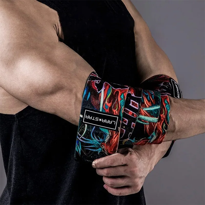 Fitness Ellenbogenschützer Verstellbarer Gummiband Gym Gewichtheben Wraps Sport Ellenbogenbandage Kreuzheben Bankdrücken Ellenbogenstütze