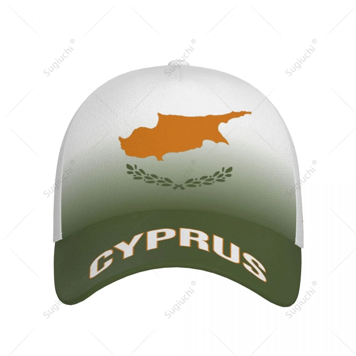 Unisex Baseball Cap Hat Cyprus Flag Gradient Color 3D Printing for Tennis Outdoor Bike Bicycle Golf Baseball Sports Fans