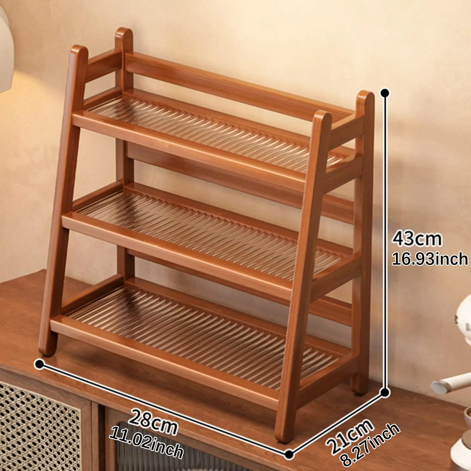 Porta tazze espositore per bottiglie di sciroppo per accessori da tè da tavolo per dispensa