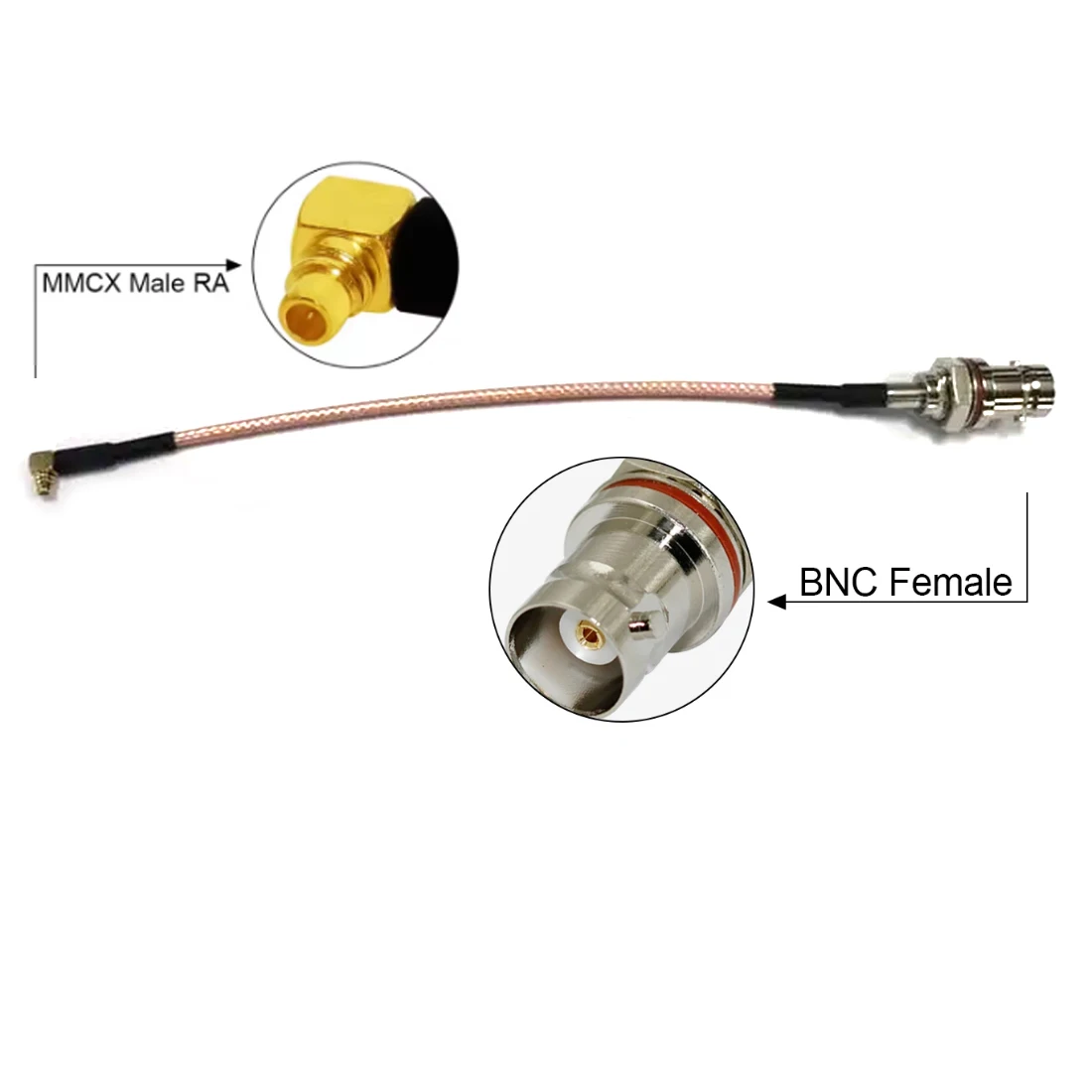 1Pc Mmcx Male Ra Ri… - image