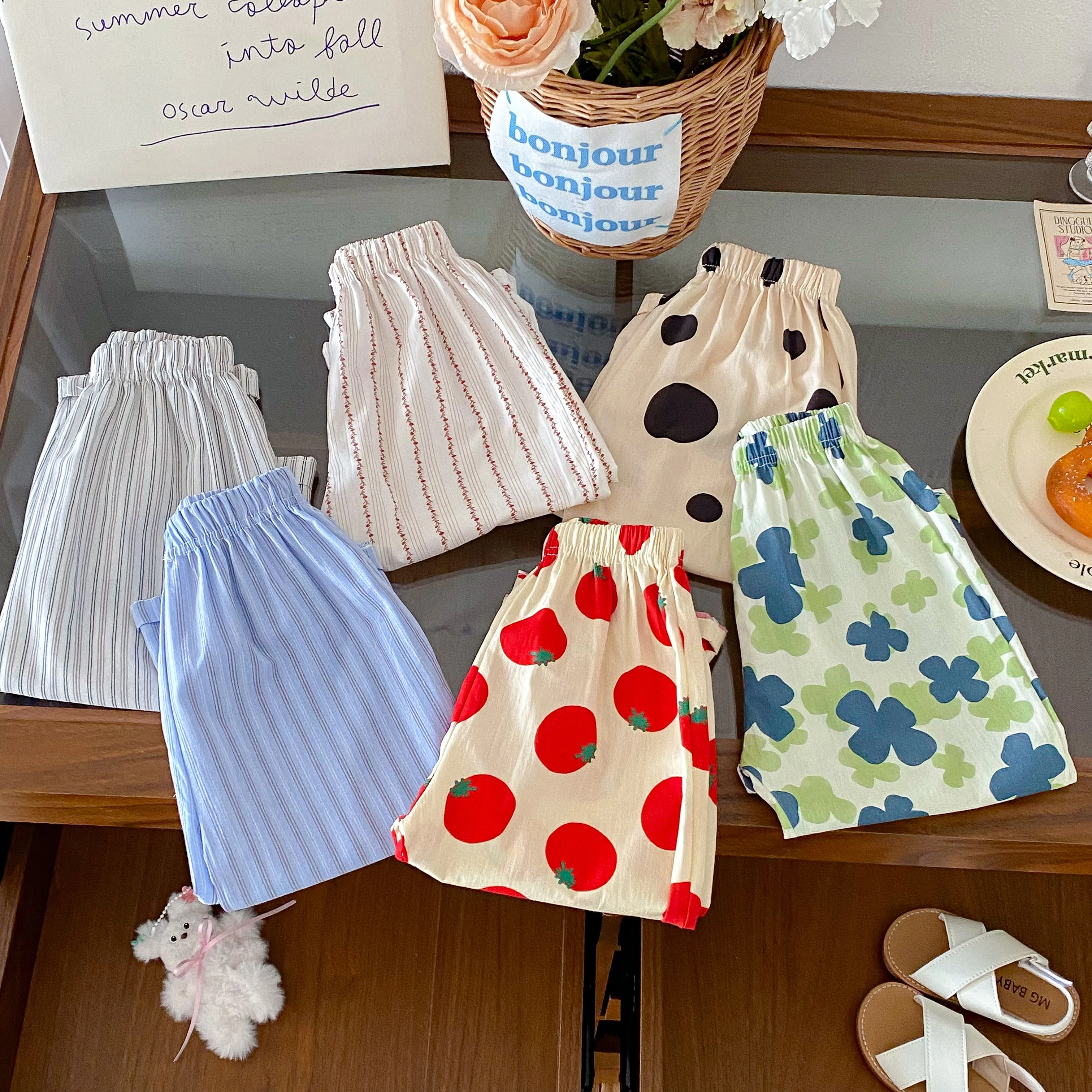 Popular Design New Children's Trousers Summer Clothing Thin Loose Casual Pants Kids Costume Baby Girls Boys Fashion Harem Pant