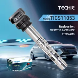 1PC Ignition Coil TICS11053 Replace for VW 07K905715 07K905715G 06F905115F 07K905715E 07K905715D 0221604115 245164 06H905115