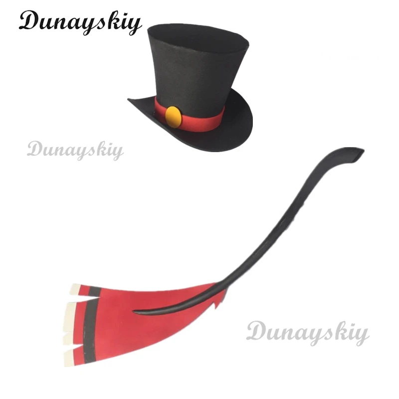 Husk Cosplay Fantasia Cartoon Hotel Costume Disguise For Adult Women Black Suit Heart Headgear Halloween Carnival Party Clothes view 6