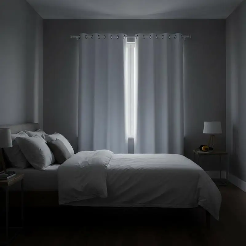 

Light Blocking Drapes 52x84 inch For Bedroom Living Room Nursery, Room Darkening Thermal Insulated Solid Color Fabric 2 Panels Grommet Top Window Treatments