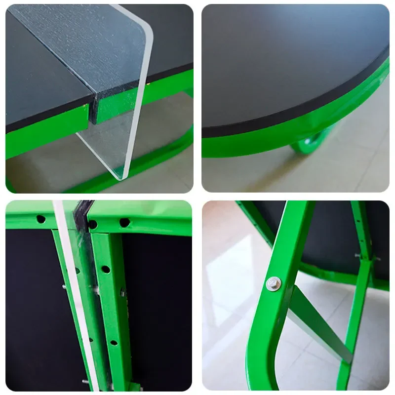 Football game training  U-shaped  table, club indoor folding football  with wheels