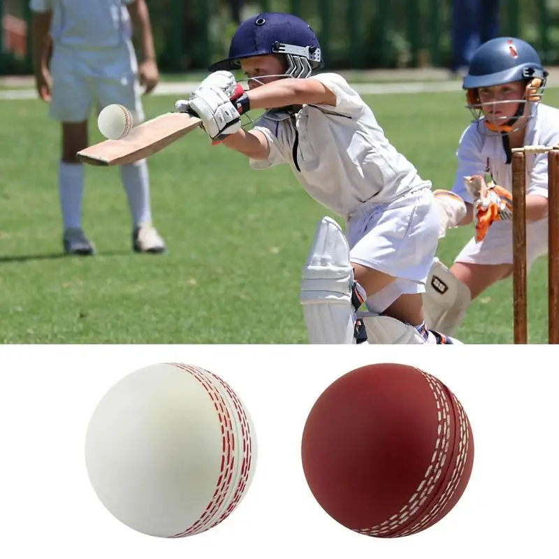 PU Formação Cricket Bolas, Bola de tênis, interior e exterior, Jardim e Praia Prática, 3PCs