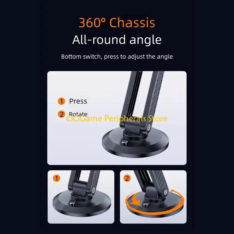 U55B Tool Easy Dashboards selbstklebender magnetischer Telefonhalter, faltbare Autohalterung, universell