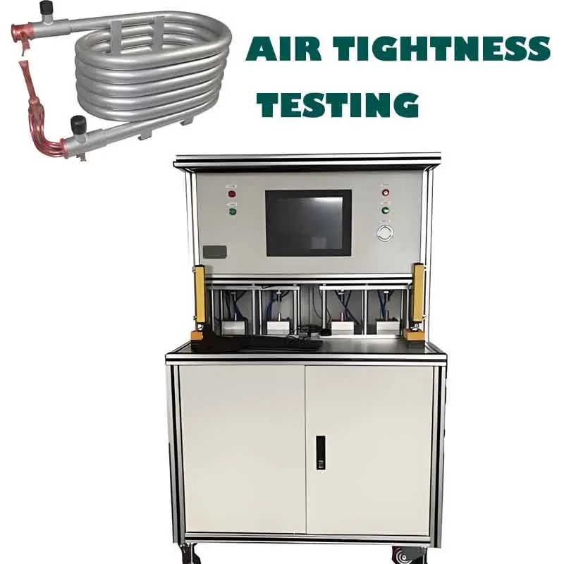 Pneumatic Leak Testing System for Tube-in-Tube Condenser and Evaporator