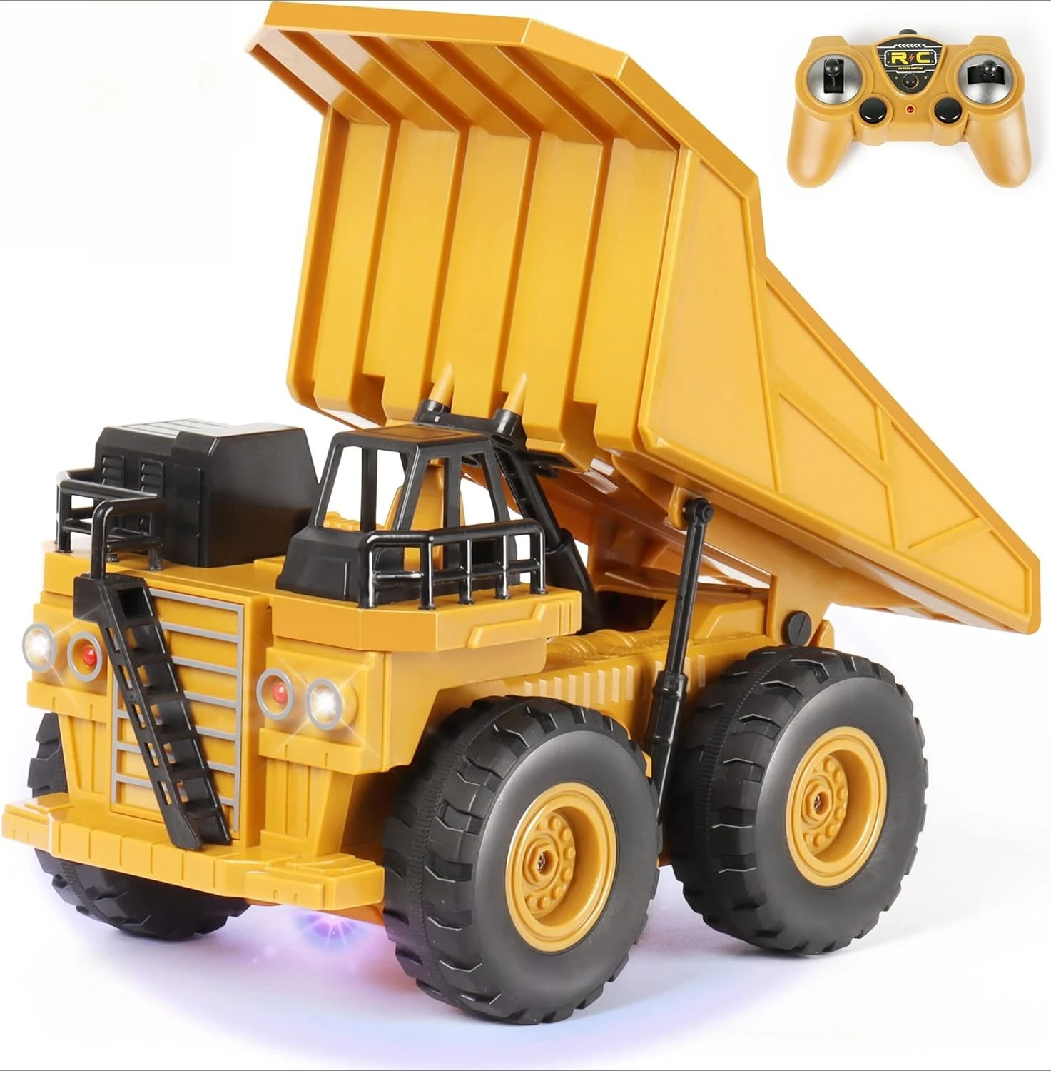 

1:24 Remote Control Dump Truck - Boys' Remote Control Engineering Vehicle Toy, Ideal Birthday Gift for Children
