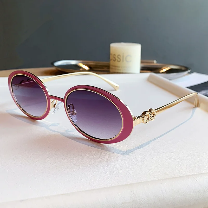 

Модные женские солнцезащитные очки овальной формы, новинка от Xiang Home, реплика в стиле Mini Red Book, стильные очки для женщин