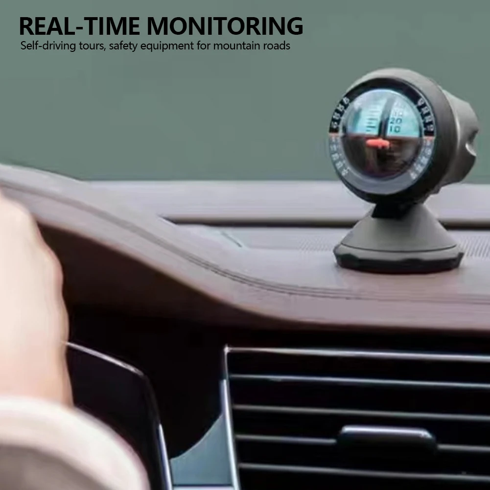 متعددة الوظائف سيارة الميل المنحدر متر المحمولة عالية الدقة السيارات العالمي البوصلة في الهواء الطلق قياس أداة مركبة البوصلة