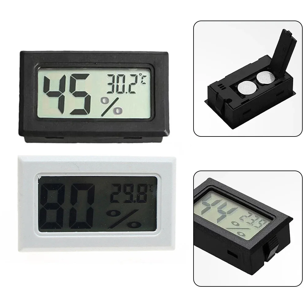 LCD Hygrometer Humidity Meter Tester Fast Response High Accuracy Portable Size Perfect for Incubators Reptile Tanks