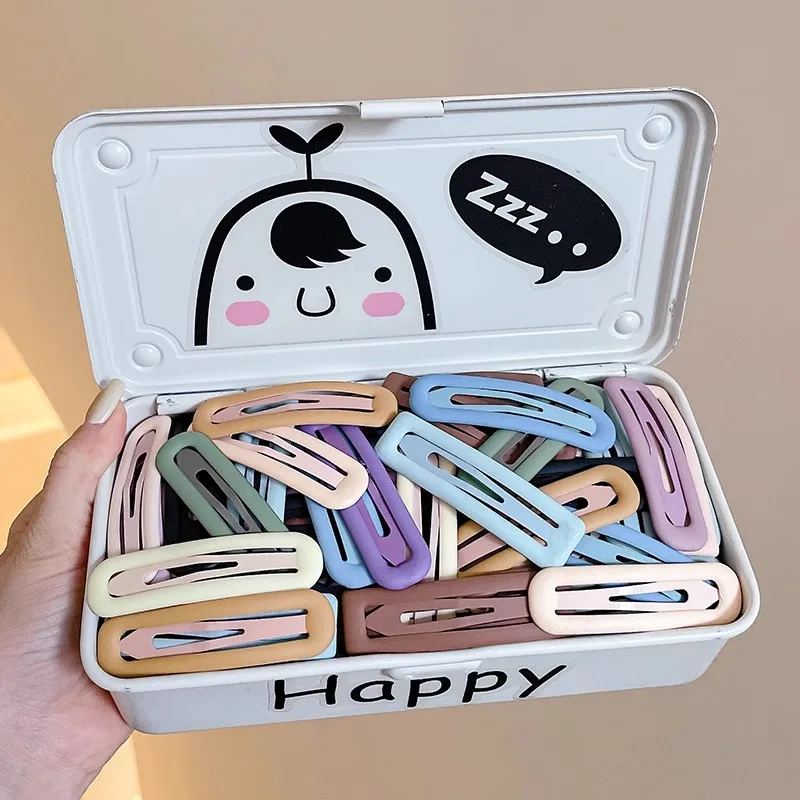 

1/5PCS Dopamine BB Hair Clip Side-Swept Bang Clip Straight Hair Clip Hair Accessory