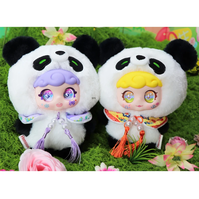 

Xivo Blind Box Panda's Spring Stroll Series Plush Vinyl Chinese Style Kawaii Doll Creative Surprise Holiday Gift Toy & Hobbies