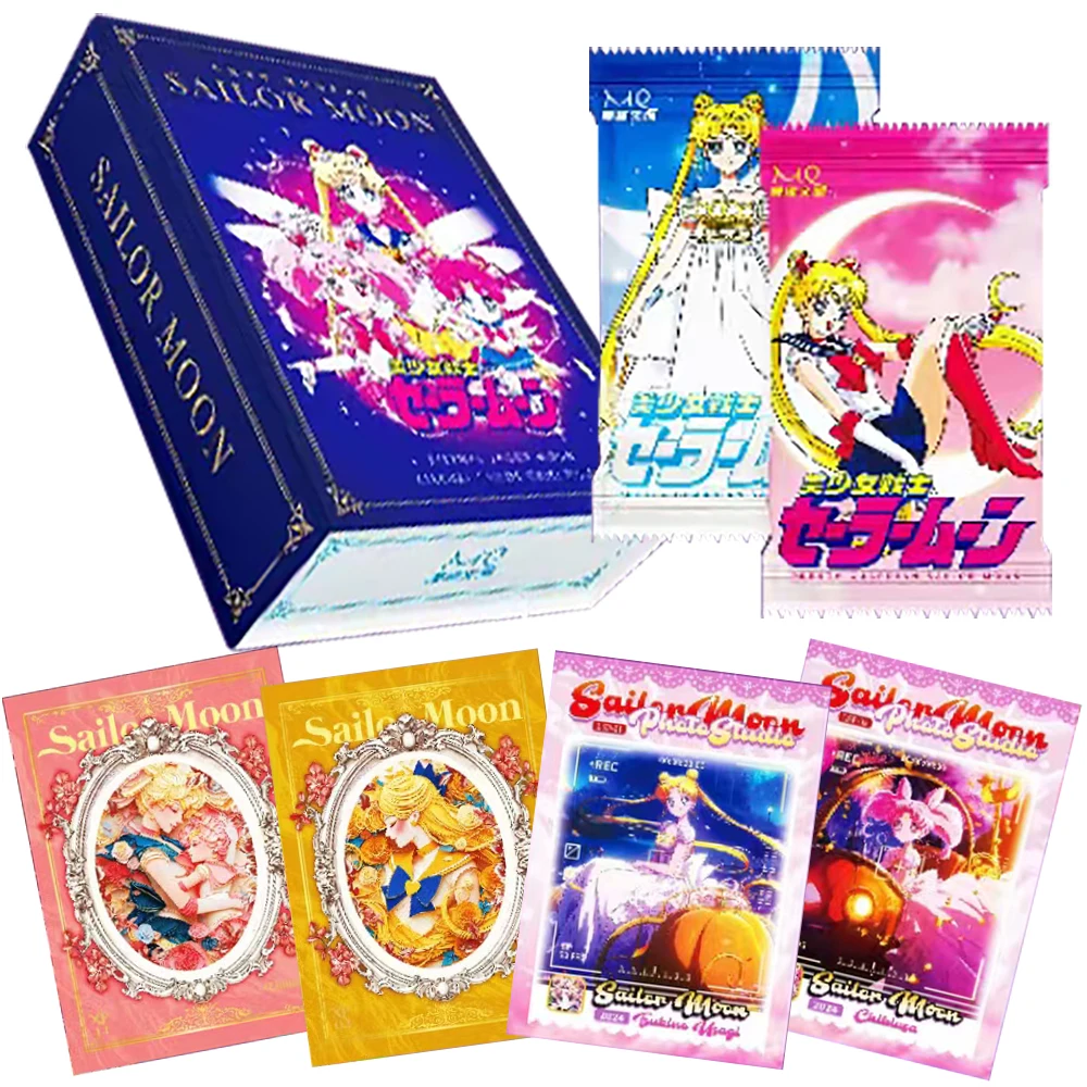 

Sailor Moon Collection Card Exquisite Inlaid Theme Card Magic Girl Transforms Into Anime Peripheral Creative Children's Gift Toy