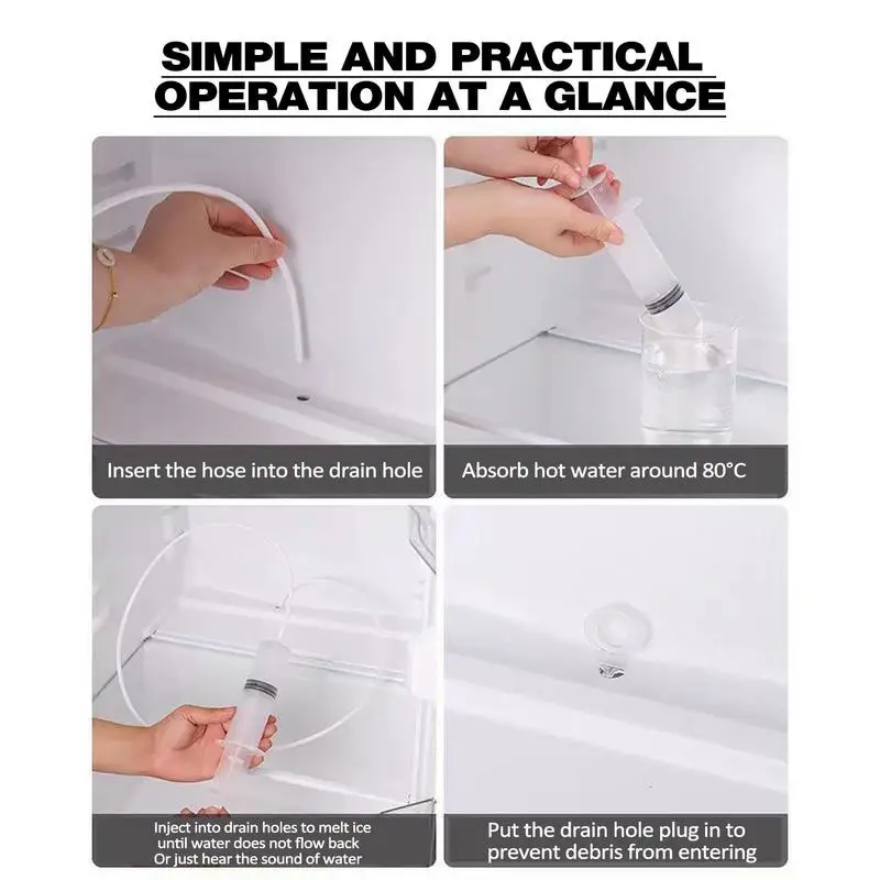 

6- шт., инструмент для очистки сливного отверстия в холодильнике, многоразовый набор для выемки холодильника, инструмент для очистки слива холодильника, слив холодильника