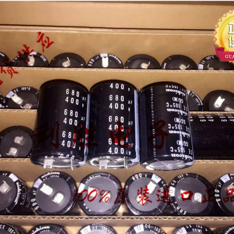 680UF 400V Nippon Nichicon Electrolytic Capacitor 400V680UF 35 * 50 GG Square Pin