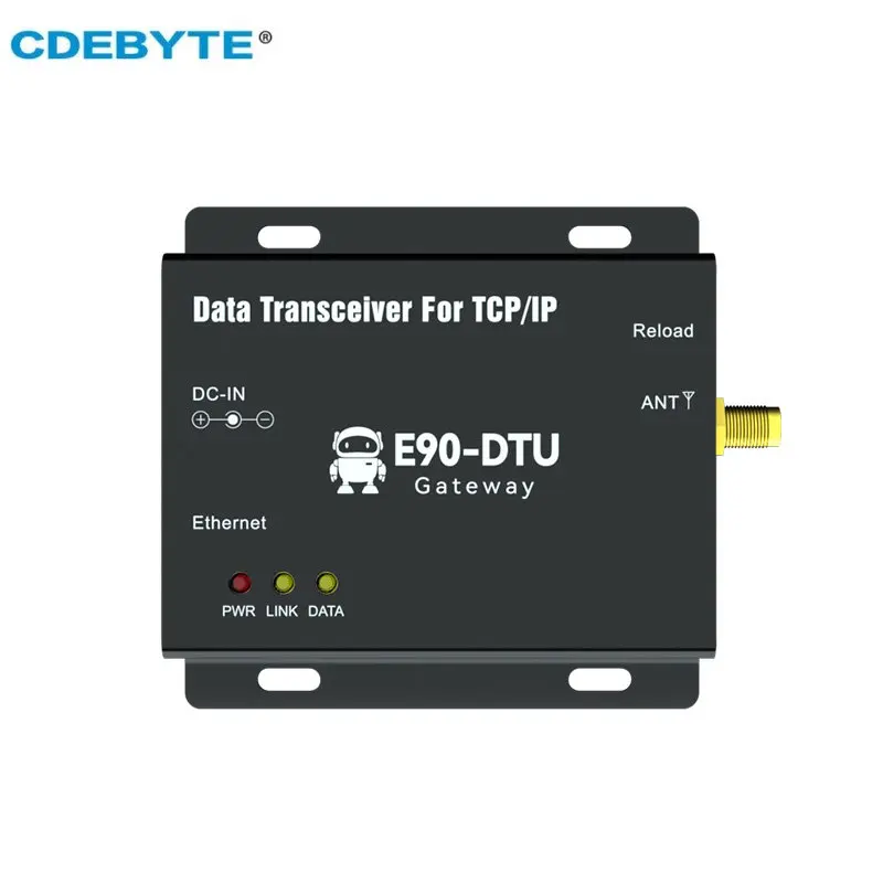 Ethernet Gateway LoRa 433MHz CDEBYTE E90-DTU(400SL22-ETH)-V2.0 MQTT 22dBm DC 8V~28V 5km RSSI SMA-K TCP UDP Transceiver Gateway