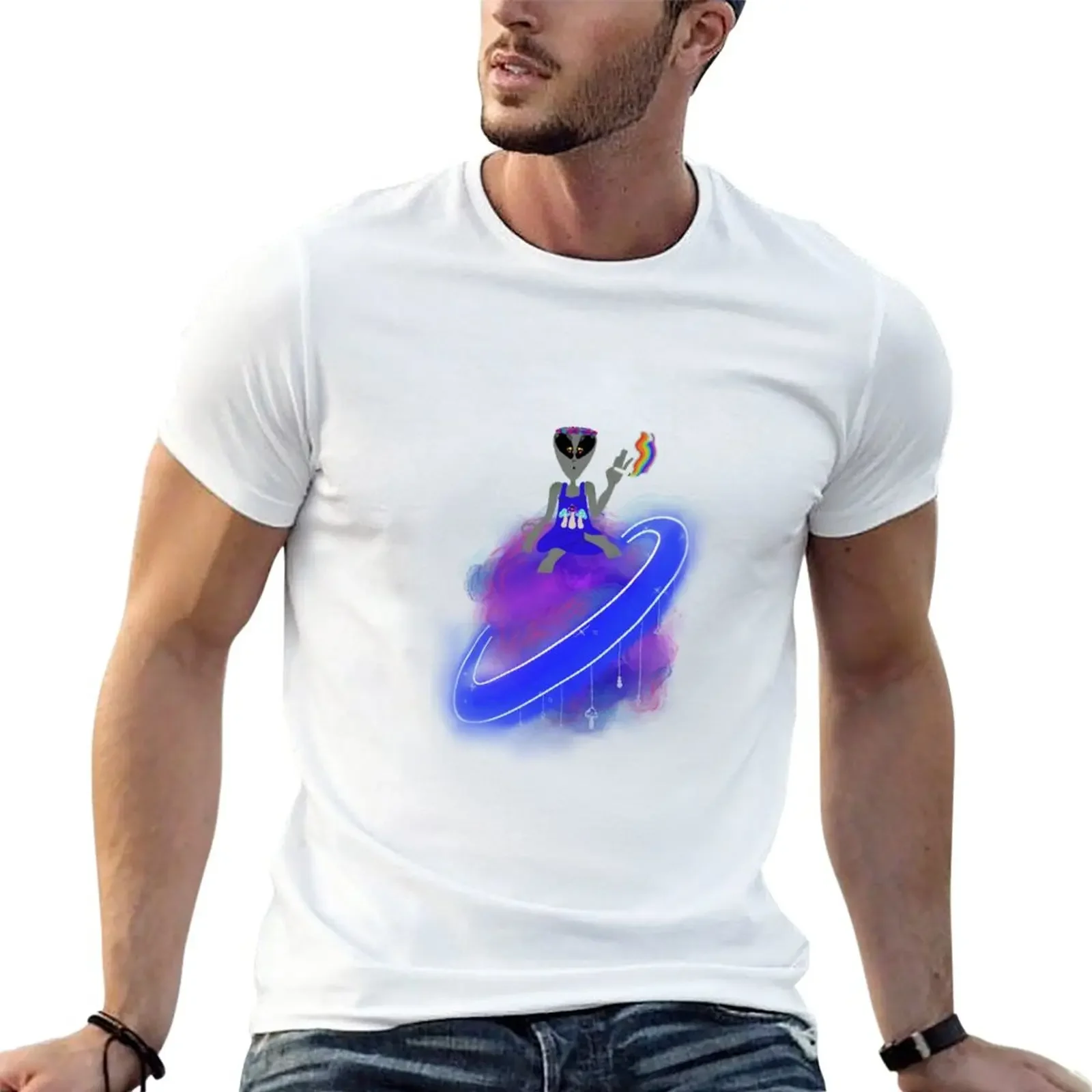 Stoney Hippie Dude T-Shirt anime aesthetic clothes mens t shirts casual stylish